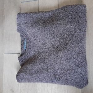 🇨🇦***Vintage Brown Teddy Sweater / Made in Canada